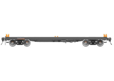 High Performance Flatbed Rail Car, Kereta Api Flatbed Car Customized Brake