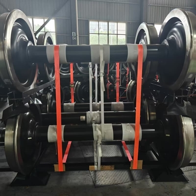 840mm Set Roda Kereta Api Untuk Wagon 22.9T/25T Axle Load Wagon Wheelset