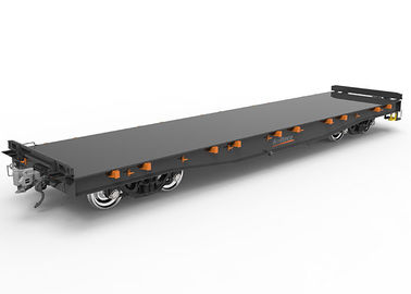 Umum Tujuan Flat Rail Car 1000mm Gauge 20GP / 40GP Kontainer Flat Wagon Flat Car