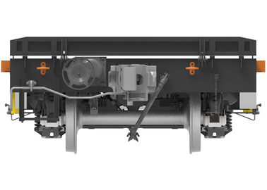Umum Tujuan Flat Rail Car 1000mm Gauge 20GP / 40GP Kontainer Flat Wagon Flat Car