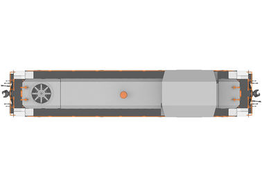 1435mm Gauge Kereta Api Kargo Wagon Lokomotif daya kecil Tujuan khusus