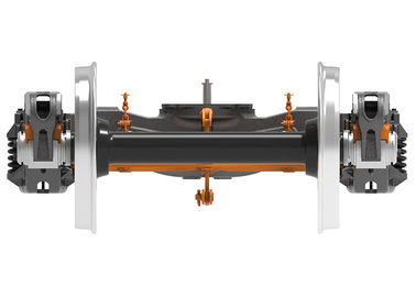 5.2T Tare Berat Kereta Api Bogie, Kereta Api Kereta Api Bogie 1800mm Wheel Base