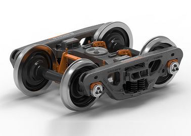 Kereta api baja tuang Tiga Piece Bogie 80 km / h Kecepatan maksimum