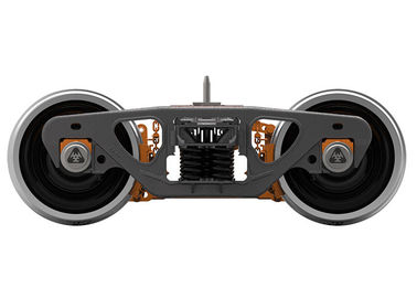 Kekuatan tinggi 4 Wheel Bogie Ø863mm Diameter Roda Operasi yang nyaman