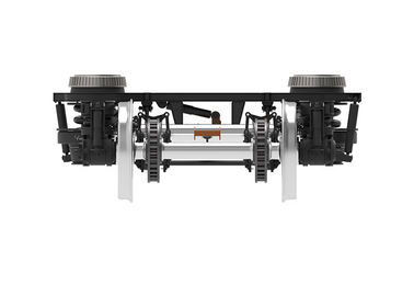 Kereta api pelatih Tiga Piece Bogie Kuat H Tipe Pengelasan Struktur Frame