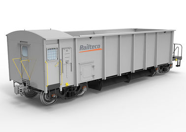 Kereta api Ballast Hopper Wagon, Open Top Hopper Car 36m3 Custom Axle Load