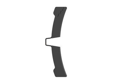 Black Railroad Train Parts Brake Shoe / Blok Komposisi Bahan Umur Panjang
