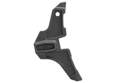 Black Railroad Train Parts Brake Shoe / Blok Komposisi Bahan Umur Panjang