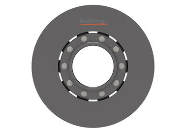 Precision Railway Cast Iron Brake Discs Daya tahan Kinerja Tinggi
