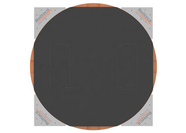 Pneumatic Railway Wheelset Turntable 110mm - 140mm Diameter Ketinggian Angkat