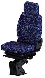 Ketinggian headrest yang dapat disesuaikan Kursi pengemudi kereta api 590mm × 620mm × 1285mm