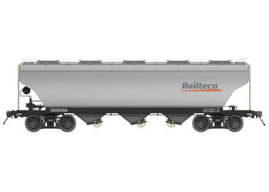 Kereta Api Hopper Wagon Cast Bogie Cocok untuk Mengangkut Barang Bulk, Grain Hopper Wagon