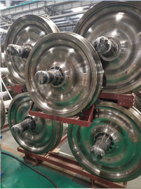 Kereta Api Wheelset 1000mm Wheelsets Untuk Kereta Api Wagon Wheel dan Axle Assembly