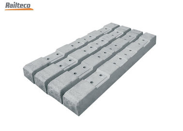 2600mm Jembatan Kereta Api Tipe III Beton Sleeper Untuk Jalur Balast