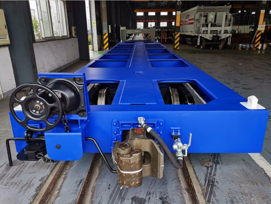 Container Railway Flat Wagon 120 kw/h Max Speed Operating Standard