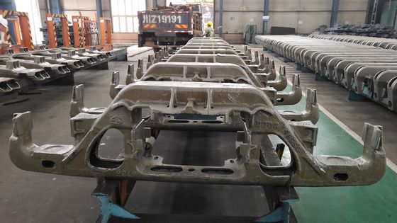 20 30 40T Kerangka Bogie Kereta Api Untuk Pemeliharaan Jalan Raya