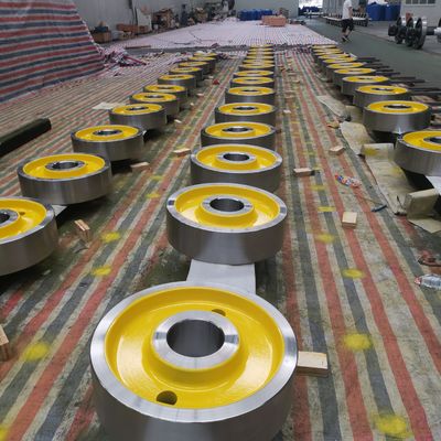 ER7 Bahan 650mm Roda Kereta Api AAR Standar Sesuai